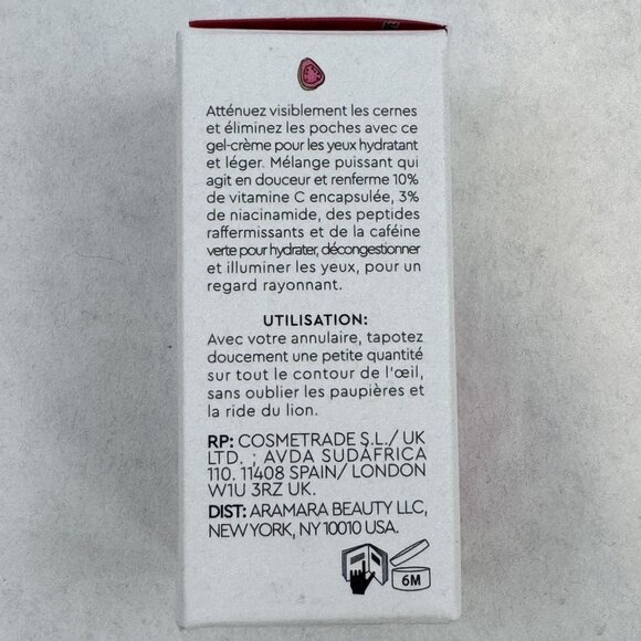 Glow Recipe Guava Vitamin C Bright-Eye Gel Cream 15ml Reduce Dark Circles NEW - Picture 7 of 9